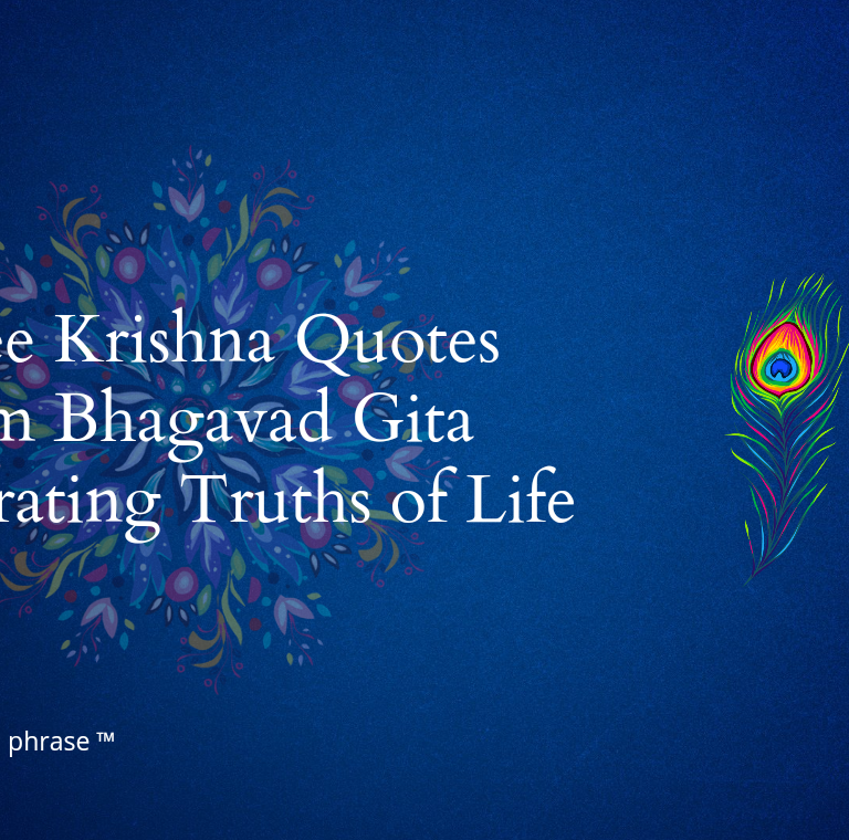 Shree Krishna Quotes From Bhagavad Gita Narrating Truth of Life